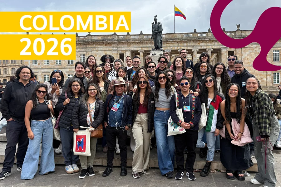 Jovenes participantes del V Encuentro de Manifestate en Bogotá