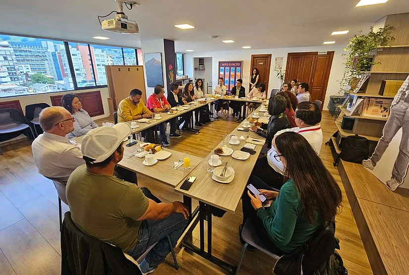 Misión Sindical Internacional en Ecuador