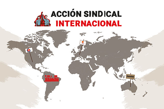 Acción sindical regional e internacional: OIT, CSI y CSA