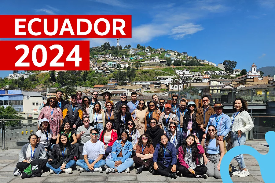 Participantes del tercer encuentro de Manifestate. Ecuador, 2024