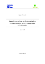 La política nuclear en América Latina